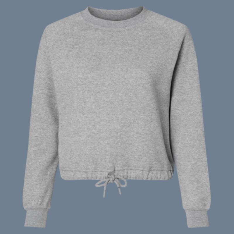 Women's Relaxed 3-End Boxy Fleece Crewneck Sweatshirt Thumbnail