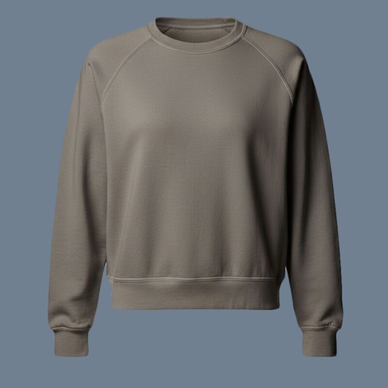 Women's Garment-Dyed Mid-Length Crewneck Sweatshirt Thumbnail