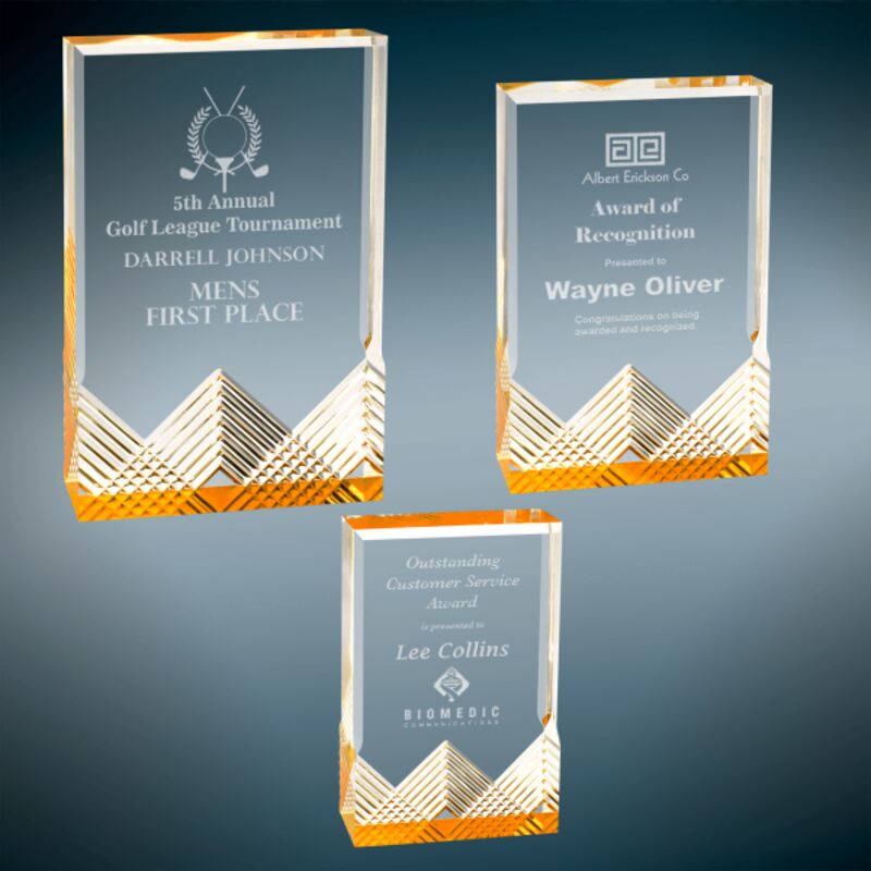 5" x 7" Gold Apex Mirage Acrylic Thumbnail