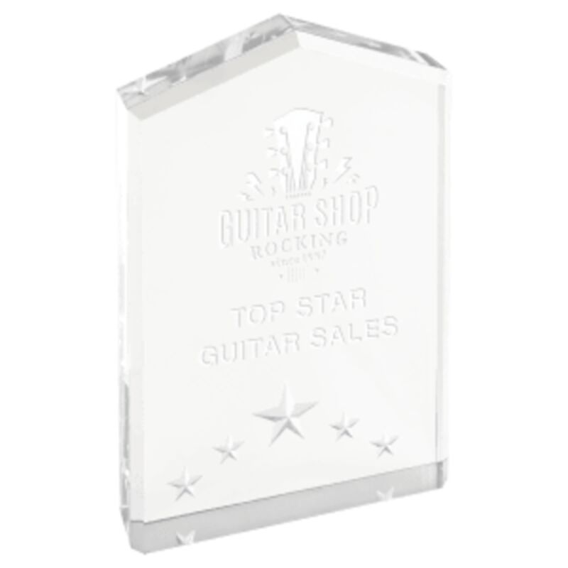 6" Silver Star Point Acrylic Thumbnail