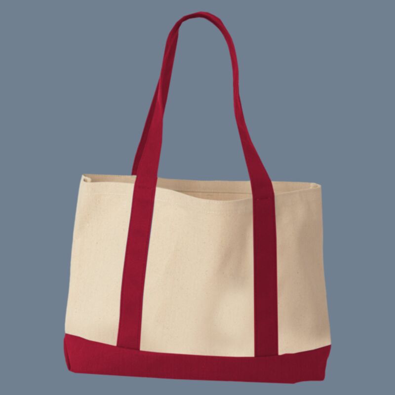 Windward Large Cotton Canvas Classic Resort Tote Thumbnail