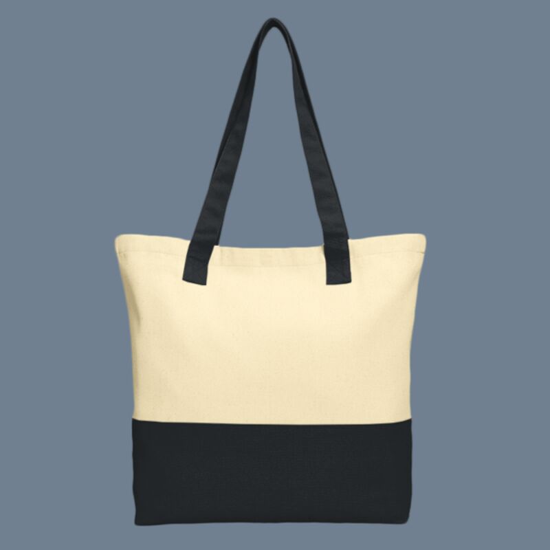 Colorblock Cotton Tote Thumbnail