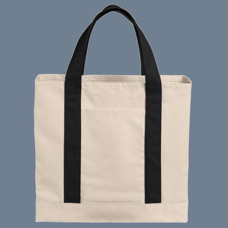 Cotton Canvas Two Tone Tote Thumbnail