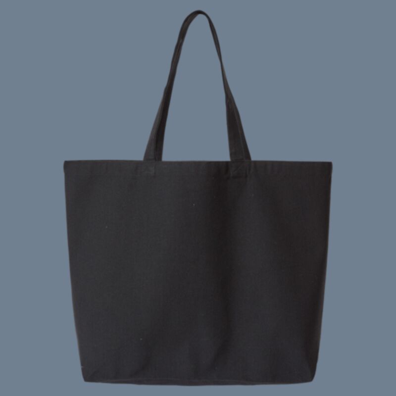 Jumbo Recycled Midweight Gusseted Canvas Tote Thumbnail