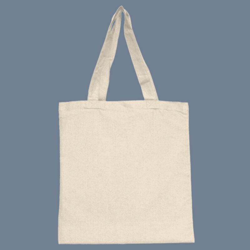 Cotton Canvas Tote Bag With Self Fabric Handles Thumbnail