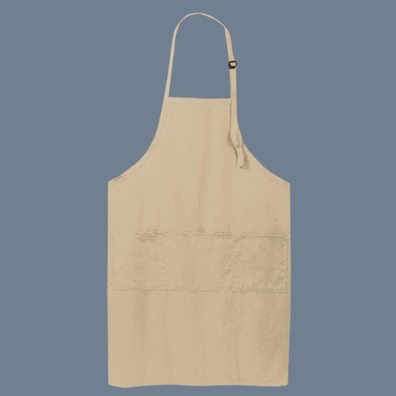 Easy Care Extra Long Bib Apron with Stain Release Thumbnail