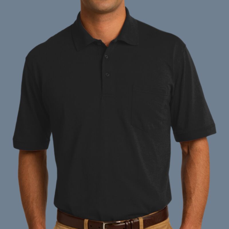 Core Blend Jersey Knit Pocket Polo Thumbnail