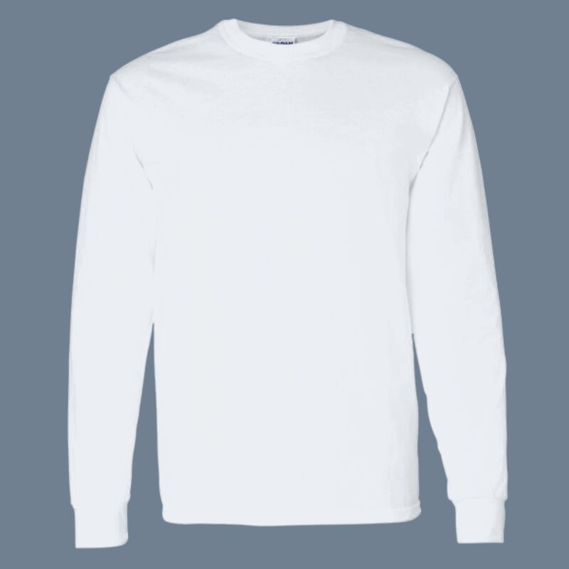 Heavy Cotton 100% Cotton Long Sleeve T Shirt Thumbnail