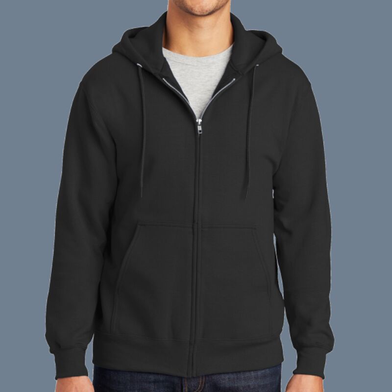 Essential Fleece Full Zip Hooded Sweatshirt Thumbnail