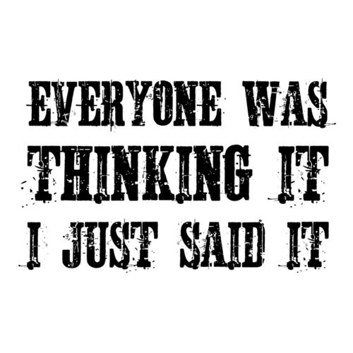 EVERYONE WAS THINKING IT - I JUST SAID IT Thumbnail