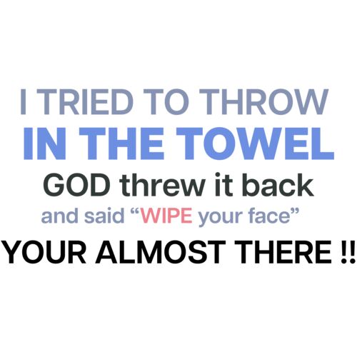 I TRIED TO THROW IN THE TOWEL Thumbnail