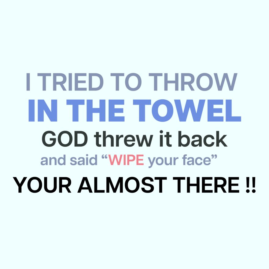 I TRIED TO THROW IN THE TOWEL Thumbnail