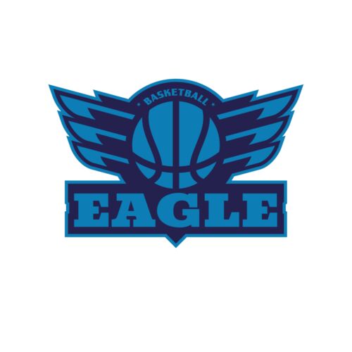 Eagle Basketball Logo Template Thumbnail