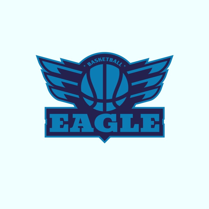 Eagle Basketball Logo Template Thumbnail
