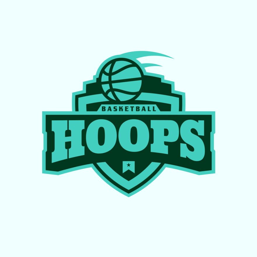 Hoops Basketball logo template 02 Thumbnail
