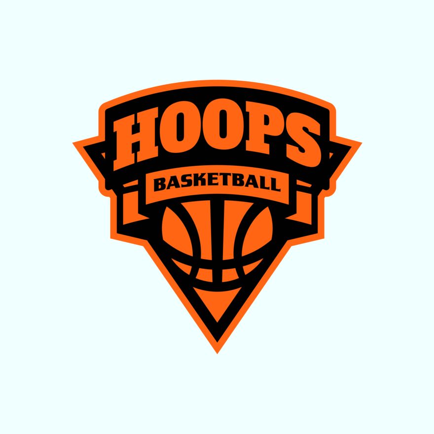 Hoops Basketball logo template 02 Thumbnail
