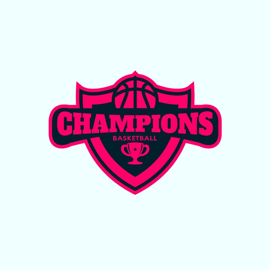 Champions Basketball League logo template Thumbnail