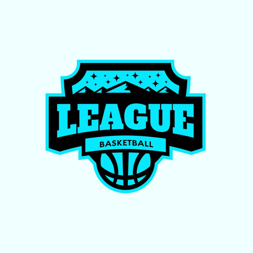League Basketball logo template Thumbnail