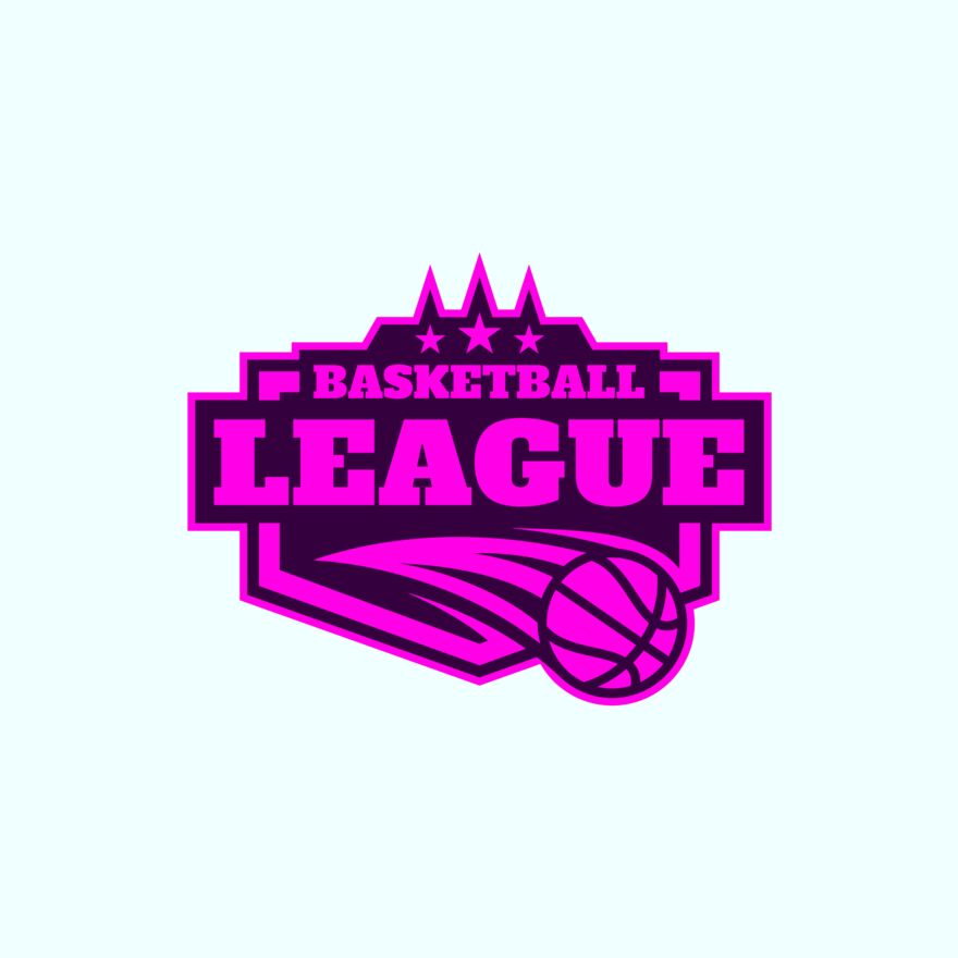 League Basketball logo template 02 Thumbnail