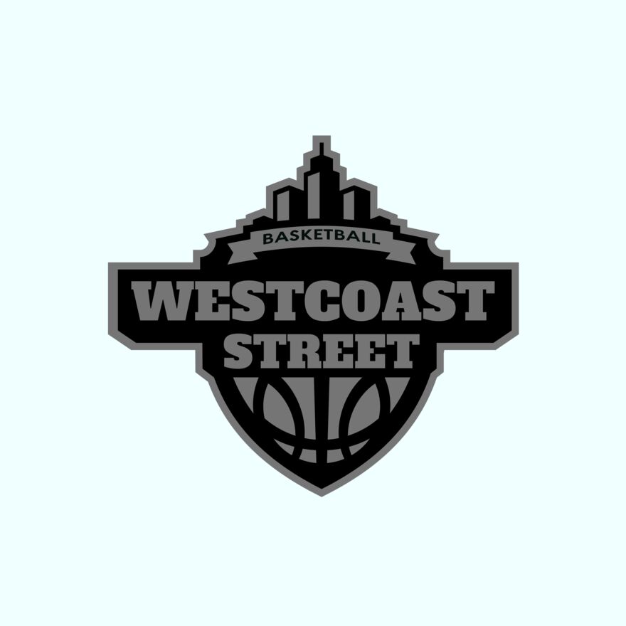 Westcoast Street Basketball League logo template Thumbnail