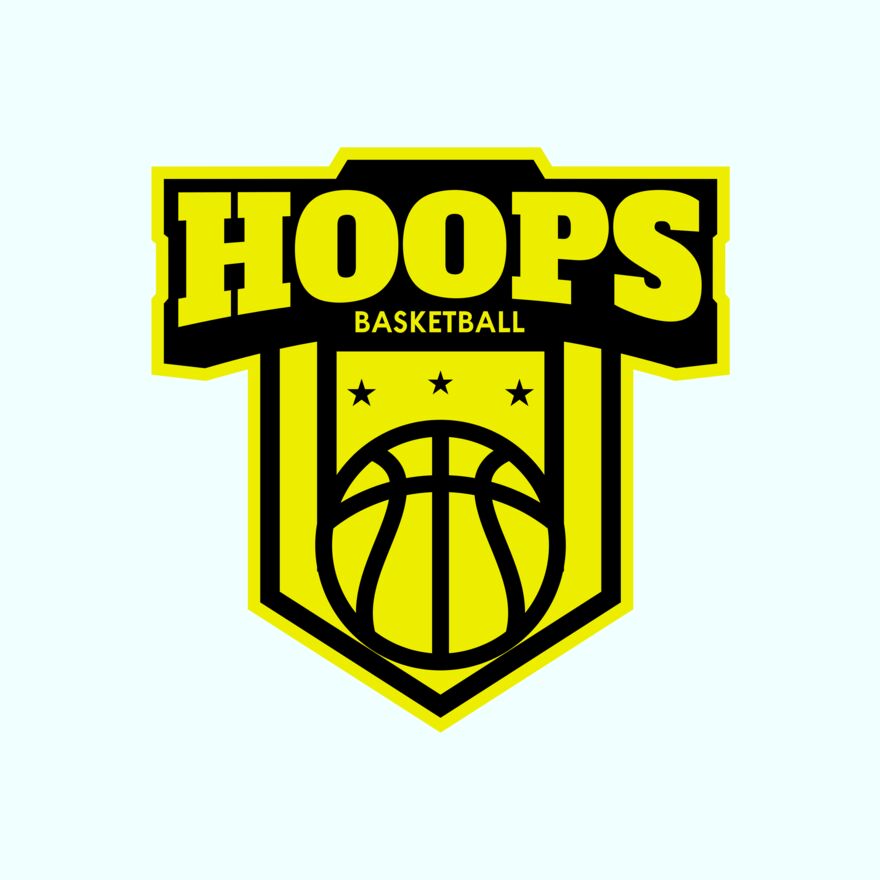 Hoops Basketball logo template 04 Thumbnail