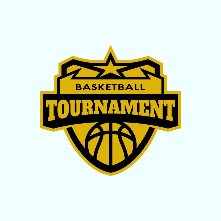 Tournament Basketball logo template 02 Thumbnail