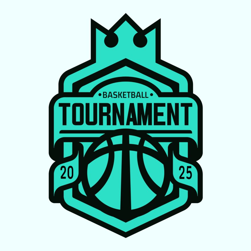 Tournament Basketball logo template 03 Thumbnail