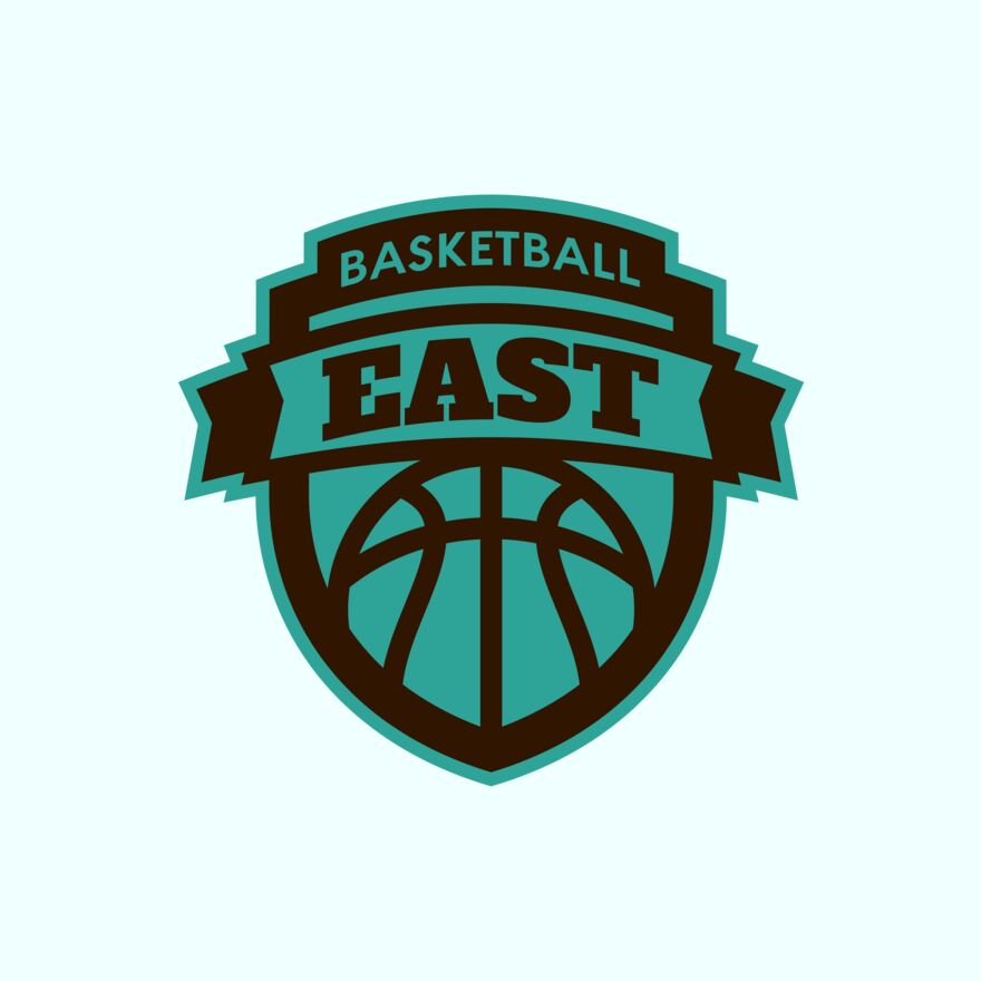 East Basketball logo template Thumbnail