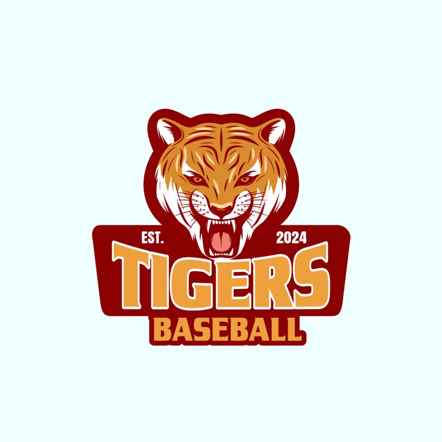 Baseball Tigers Logo 01 Thumbnail