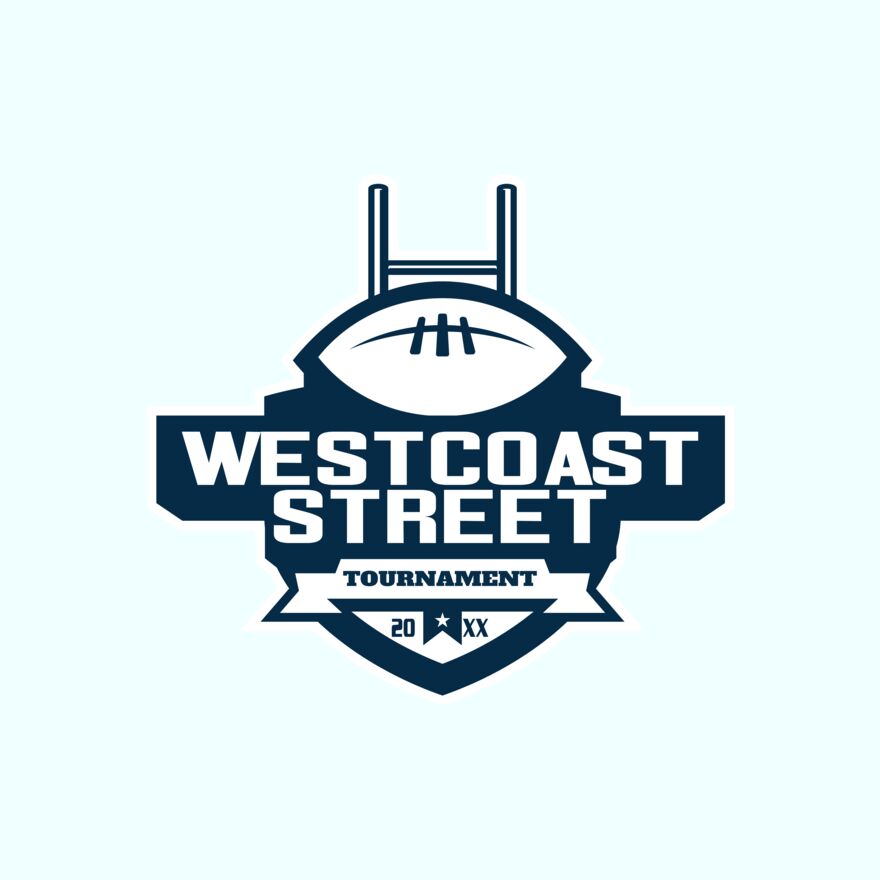 West Coast Street Tournament logo template Thumbnail