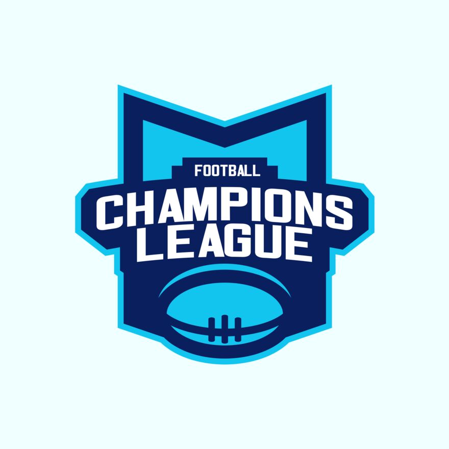 Champions League Football logo template 03 Thumbnail