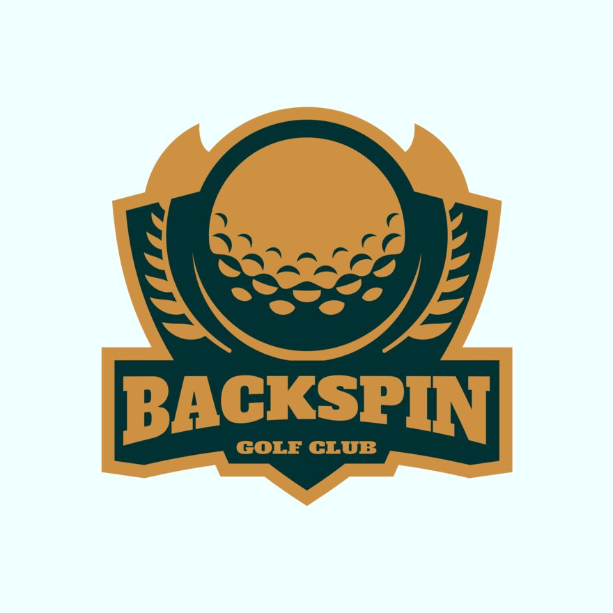 Backspin Golf club logo template Thumbnail