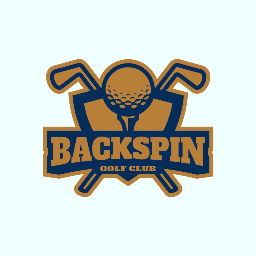 Backspin Golf Club logo template Thumbnail