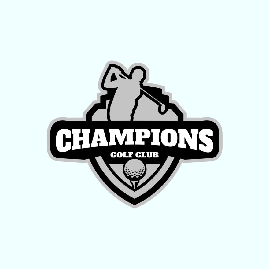 Champions Golf Club logo template Thumbnail