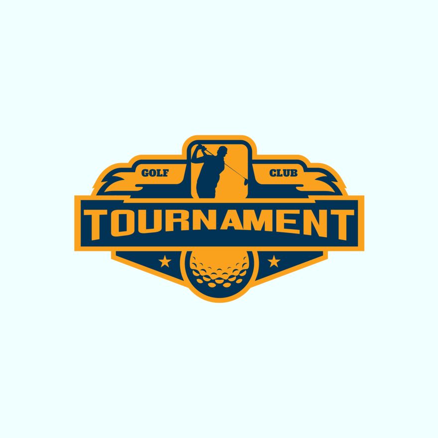 Tournament Golf Club logo template Thumbnail