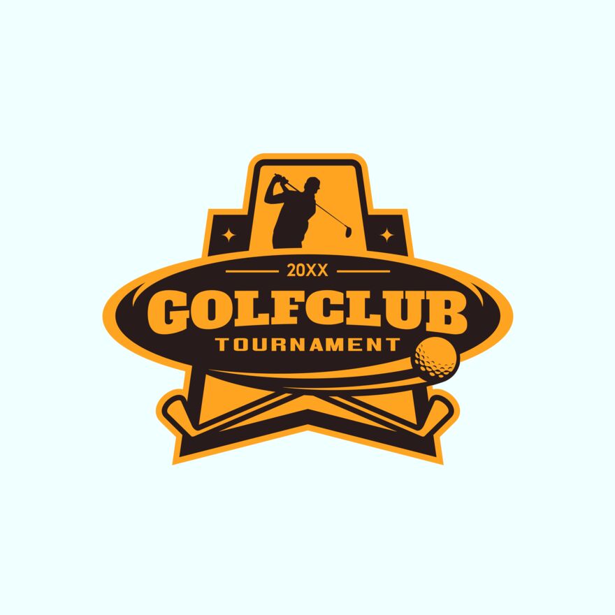 Golf club Tournament logo template 05 Thumbnail