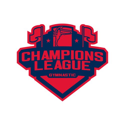 Champions League Gymnastic logo template Thumbnail