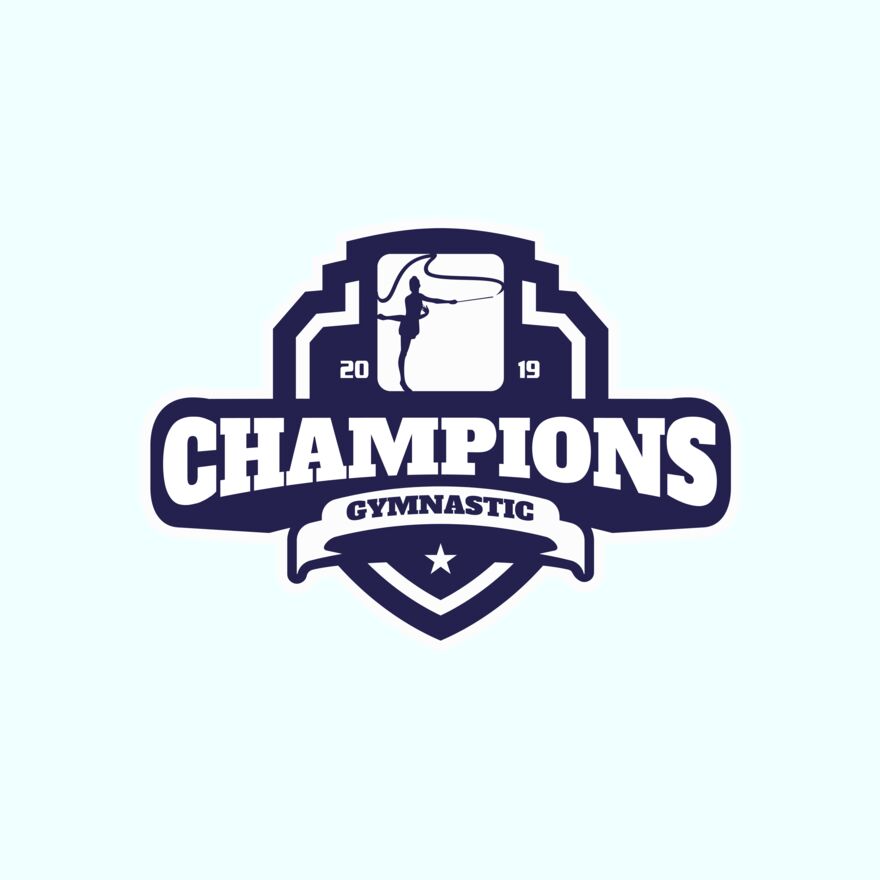 Champions Gymnastic logo template 02 Thumbnail