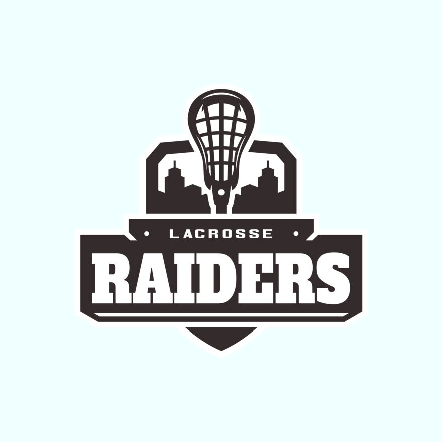 Raiders Lacrosse Logo Template Thumbnail