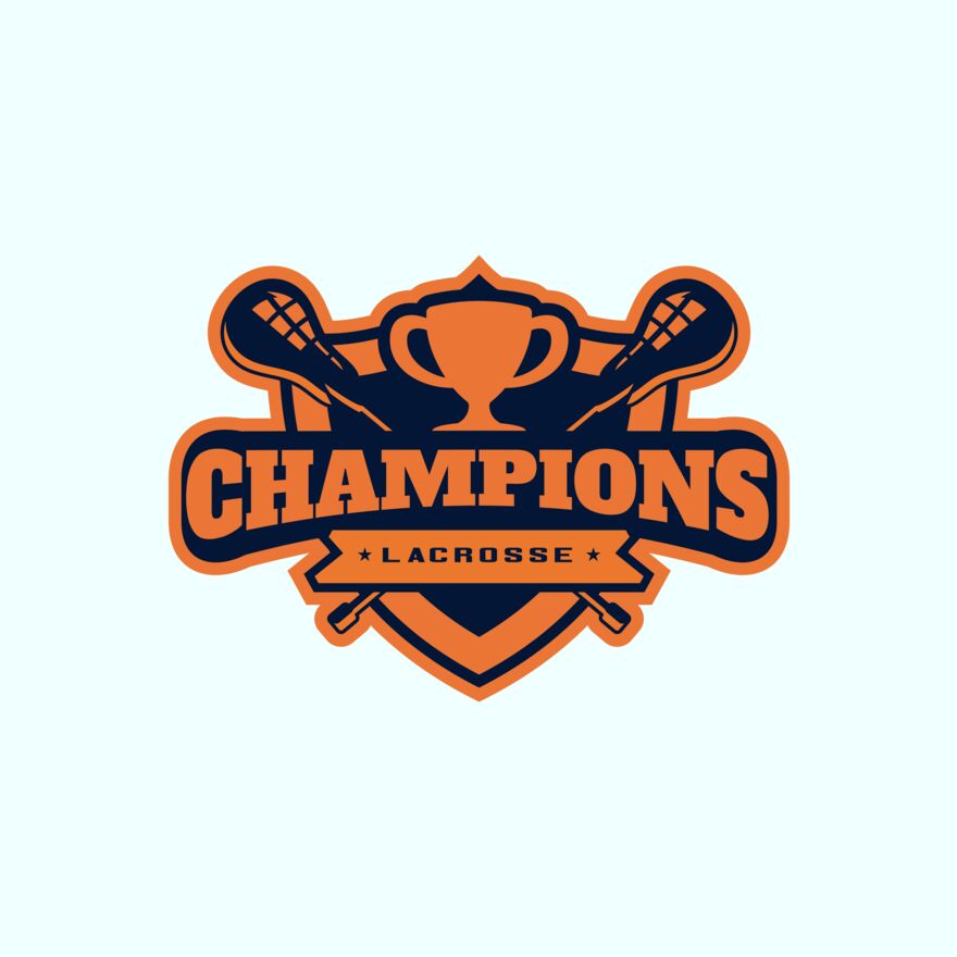 Champions Lacrosse Logo Template Thumbnail