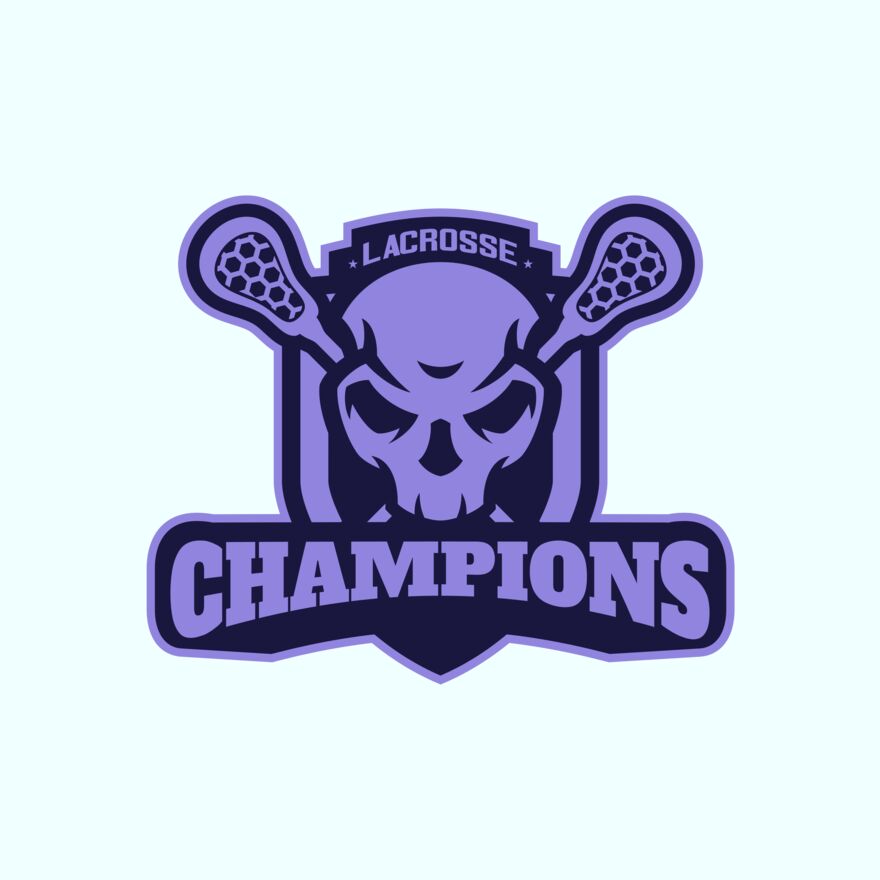 Champions Lacrosse Logo Template 02 Thumbnail