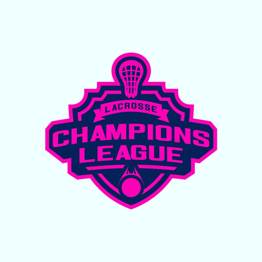 Champions League Lacrosse Team Logo Template Thumbnail