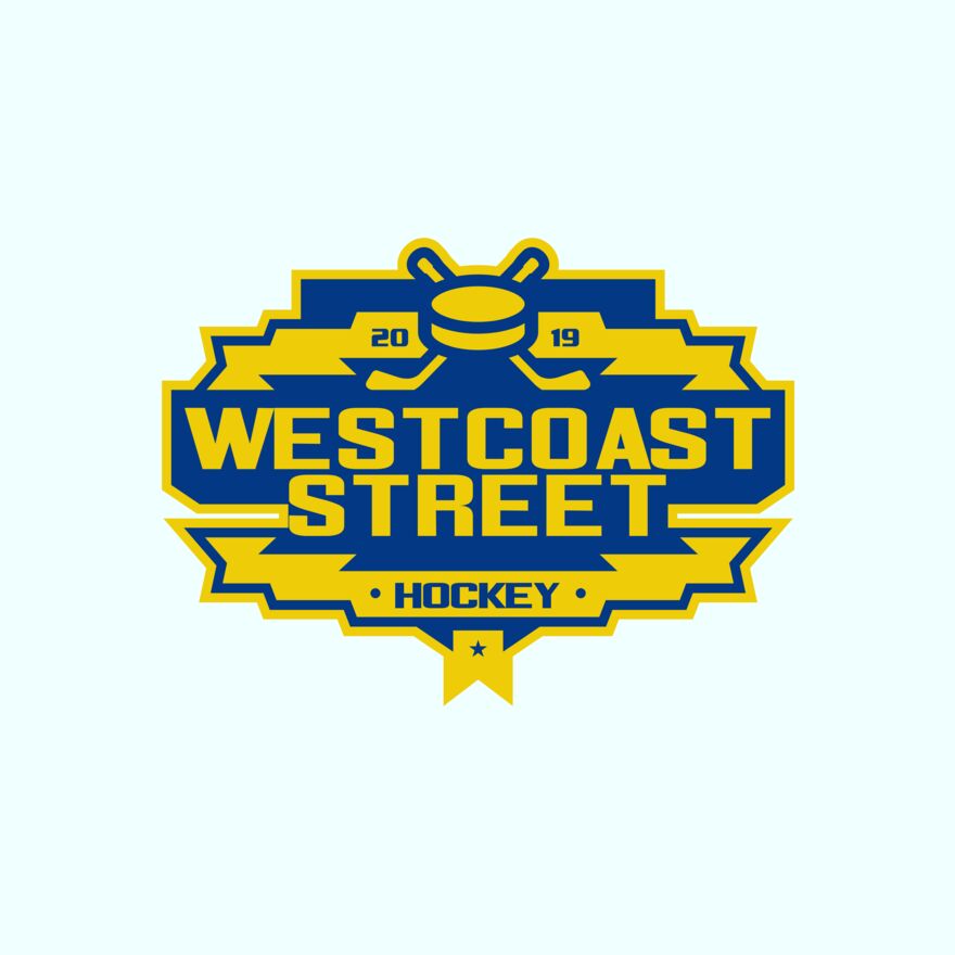 West Coast Street Hockey logo template Thumbnail