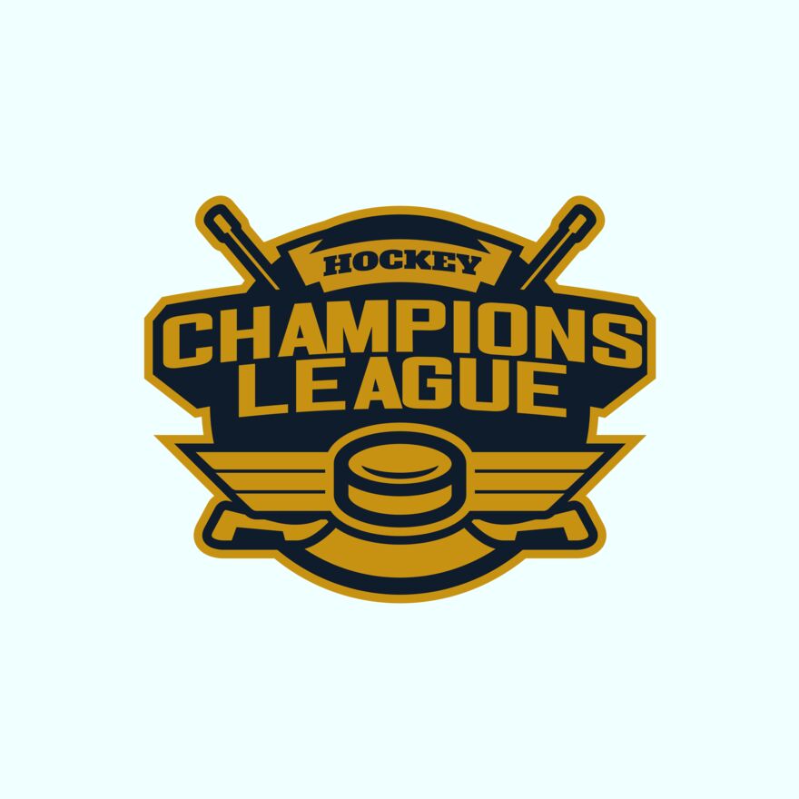 Champions League Hockey logo template Thumbnail