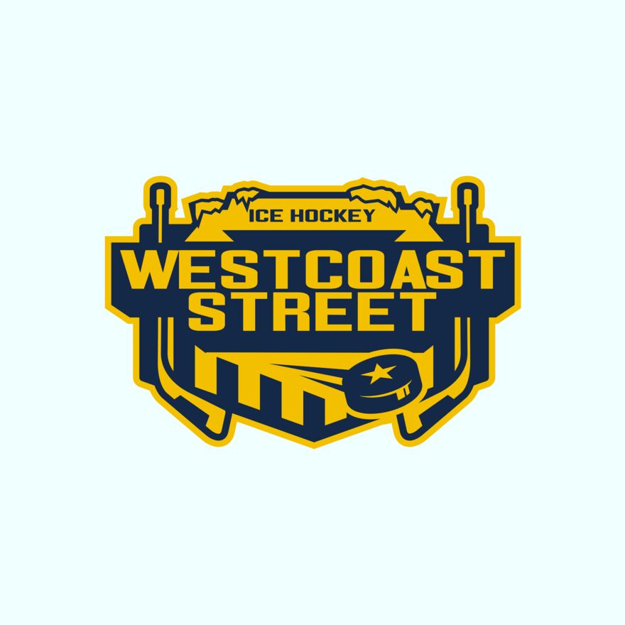 West Coast Street Hockey logo template 02 Thumbnail