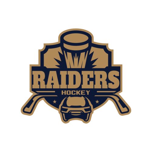 Raiders Hockey logo template Thumbnail