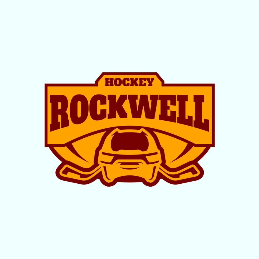 Rockwell Hockey logo template 02 Thumbnail