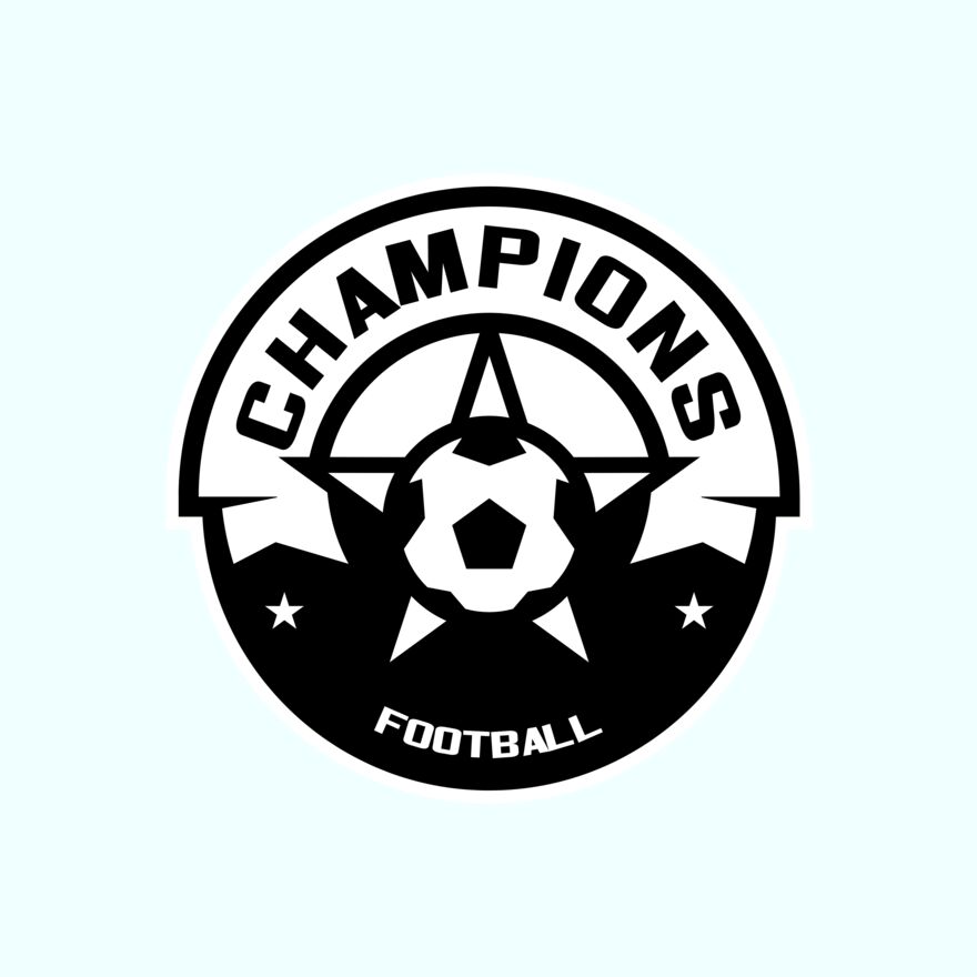 Champions Football logo template Thumbnail