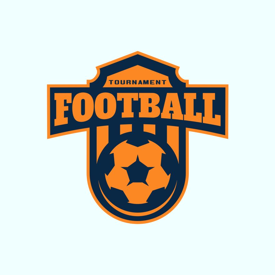 Football Tournament logo template Thumbnail