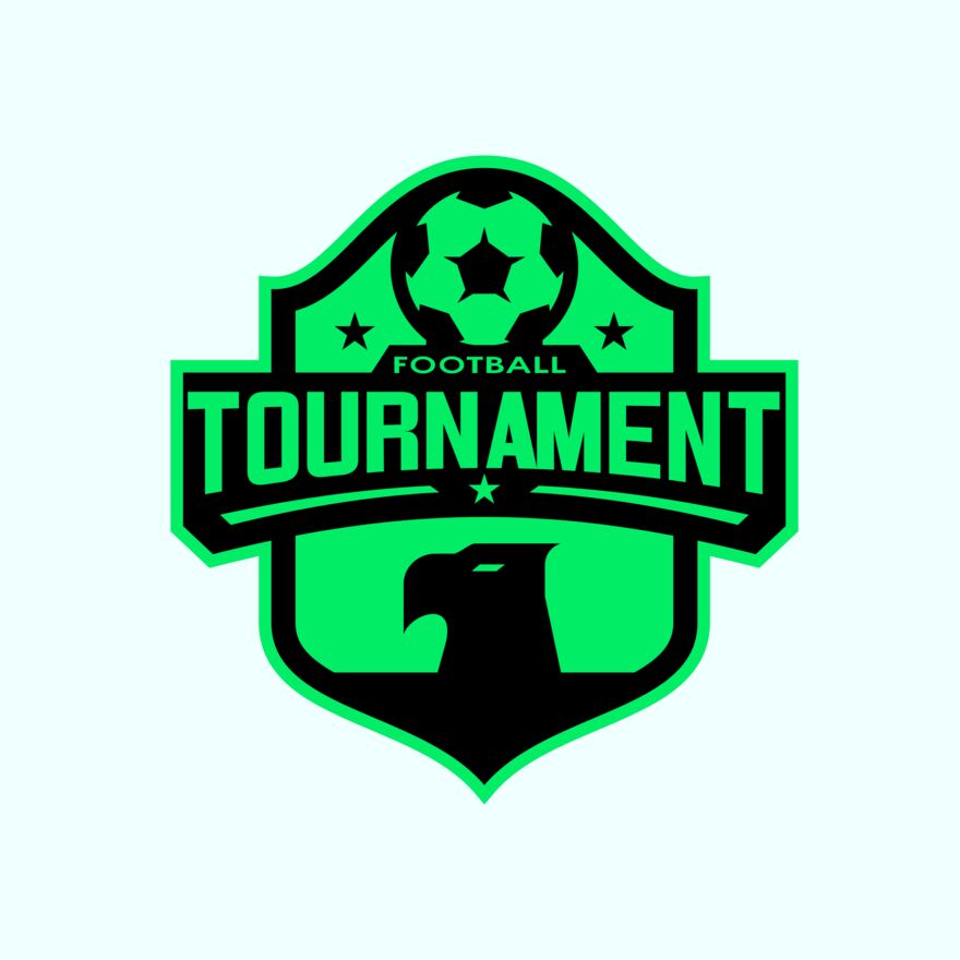 Tournament Football logo template 02 Thumbnail